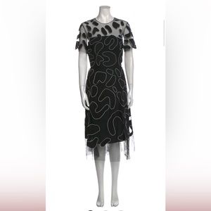CAROLINA HERRERA black and white dress